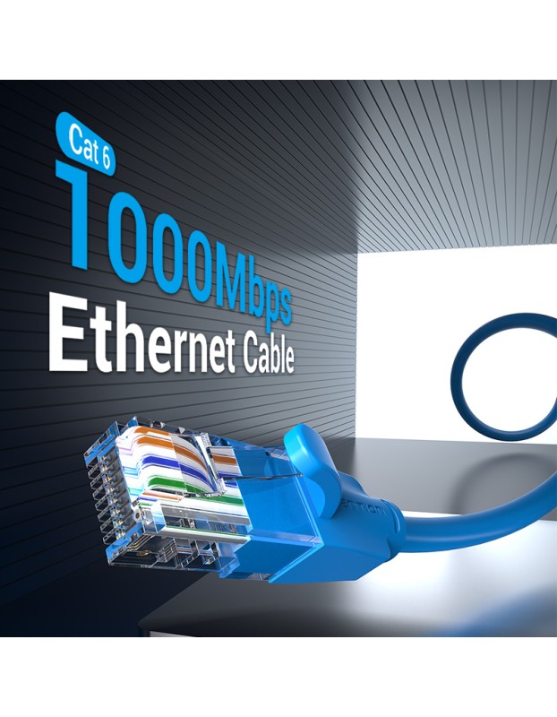 Vention NETWORK Cable CAT6 UTP 0.5m Blue IBELD Vention NETWORK Cable CAT6 UTP 0.5m Blue IBELD