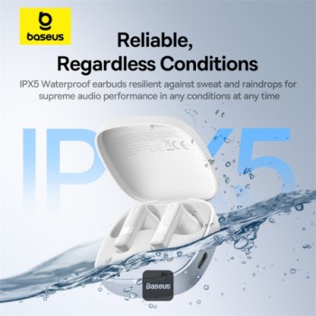Baseus Headphones In Ear TWS Bowie E20 White Baseus Headphones In Ear TWS Bowie E20 White