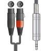 Chord CLASSIC Leads 3.5mm to 2 XLRF Stereo 1.0m 190.136UK Chord CLASSIC Leads 3.5mm to 2 XLRF Stereo 1.0m 190.136UK