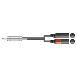 Chord CLASSIC Leads 3.5mm to 2 XLRF Stereo 1.0m 190.136UK