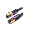 Vention NETWORK Cable CAT7 Flat 10.0m Black ICABL Vention NETWORK Cable CAT7 Flat 10.0m Black ICABL