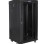 Lanberg Free Standing Cabinet 19'' with Glass Door 22U 60cm Ventilation Panel with LCD, 2 Fans & Thermostat Black (not assembled)