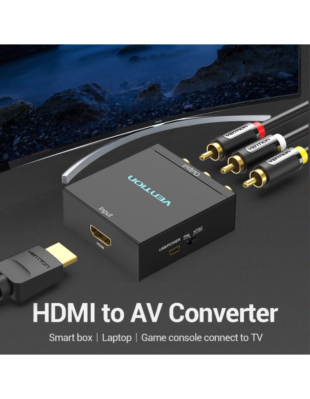 Vention Converter HDMI to 3RCA USB Powered AEEB0