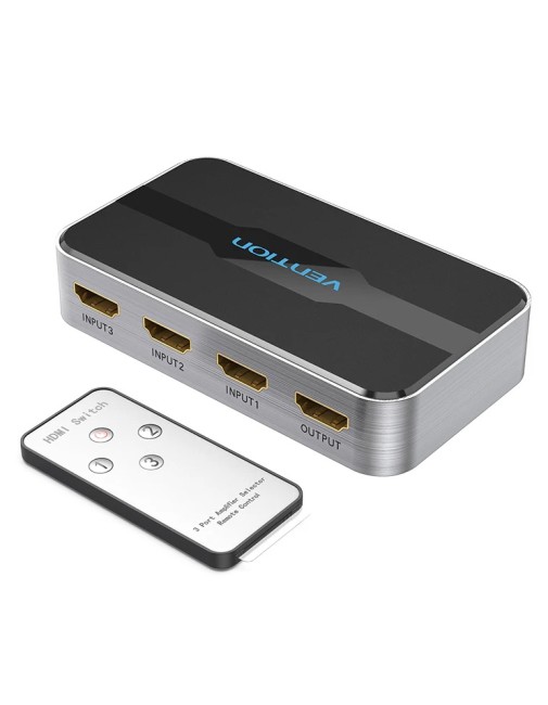 Vention HDMI Switch 3-Port 4K 2.0 w/Remote Control AFOH0 Vention HDMI Switch 3-Port 4K 2.0 w/Remote Control AFOH0