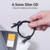 Vention NETWORK Cable CAT8 SFTP Slim 0.5m Black IKIBD
