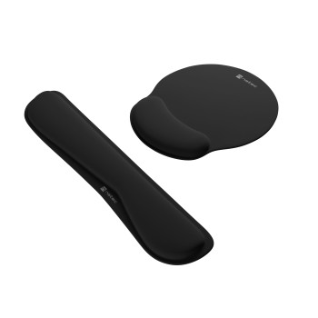Natec Mousepad & Wrist Rest 2in1 Ergonomic Foam Padding CHIPMUNK2-IN-1 Black