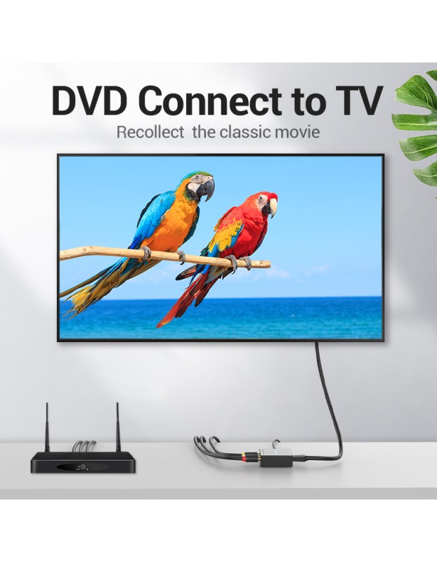 Vention Converter 3RCA to HDMI USB Powered AEFB0