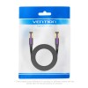 Vention NETWORK Cable CAT7 Flat 1.5m Black ICABG