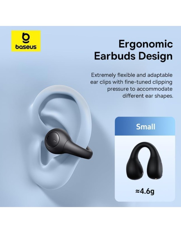 Baseus Headphones Open Ear AirGo AS01 Black