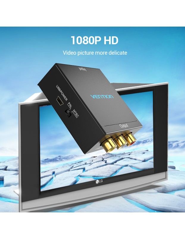 Vention Converter HDMI to 3RCA USB Powered AEEB0