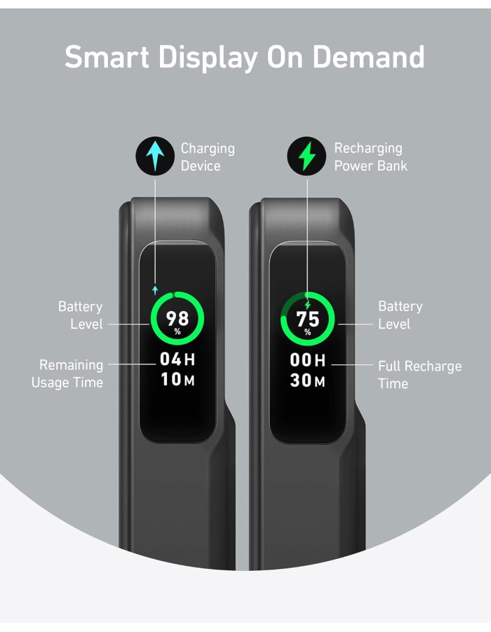 Anker Mobile Powerbank 10000 MagGo 633 Wireless 15W, with 27W USB C  Black