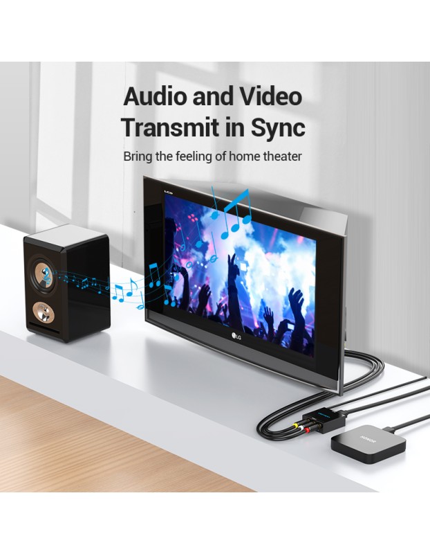 Vention Converter HDMI to 3RCA USB Powered AEEB0