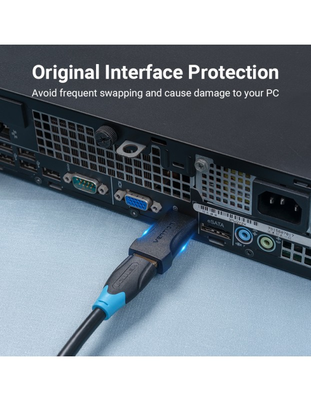 Vention DisplayPort Male to HDMI Female Adaptor 4K HBPB0 Vention DisplayPort Male to HDMI Female Adaptor 4K HBPB0