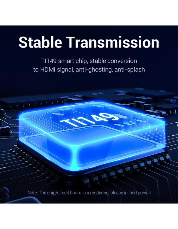 Vention DisplayPort Cable to HDMI 4K30Hz 5.0m HAGBJ Vention DisplayPort Cable to HDMI 4K30Hz 5.0m HAGBJ