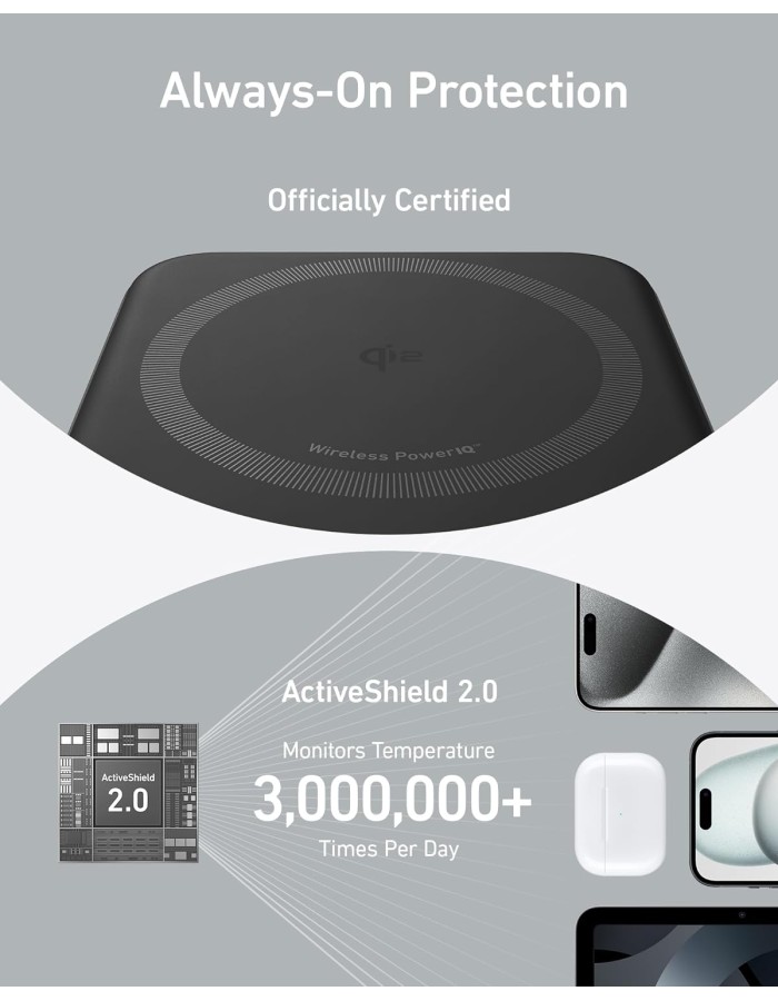 Anker Mobile Powerbank 10000 MagGo 633 Wireless 15W, with 27W USB C  Black