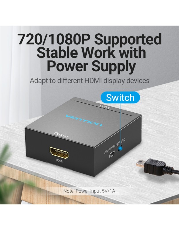 Vention Converter 3RCA to HDMI USB Powered AEFB0