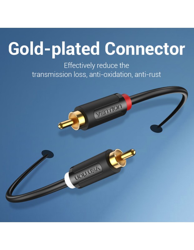 Vention AUDIO 2RCA to 2RCA M-M Cable 5.0m BCMBJ