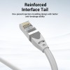 Vention NETWORK Cable CAT6A SFTP 0.3m Grey IBHHAA