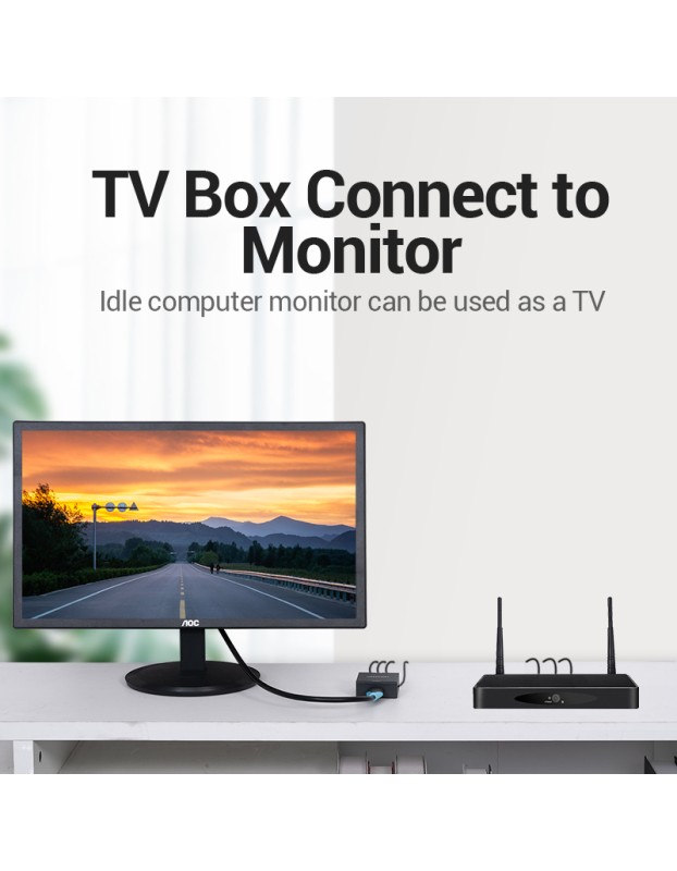 Vention Converter 3RCA to HDMI USB Powered AEFB0