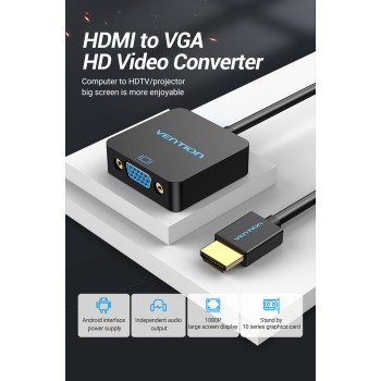 Vention Converter HDMI to VGA+Audio & USB Power ACRBB