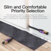 Vention NETWORK Cable CAT7 Flat 10.0m Black ICABL Vention NETWORK Cable CAT7 Flat 10.0m Black ICABL