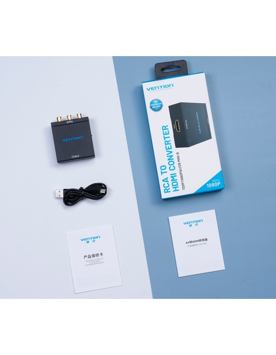 Vention Converter 3RCA to HDMI USB Powered AEFB0