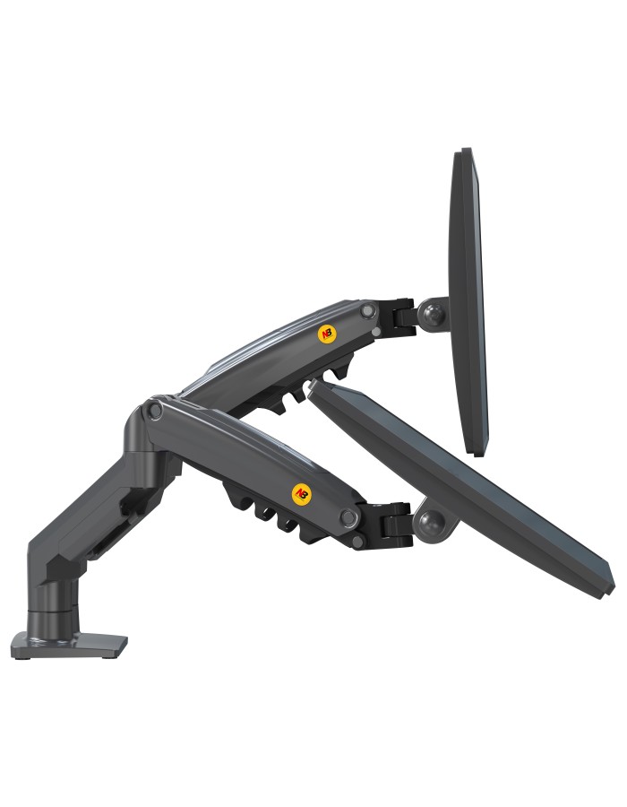 NBMounts F160 Dual Arm Gas Desk Monitor Mount (updated version) NBMounts F160 Dual Arm Gas Desk Monitor Mount (updated version)