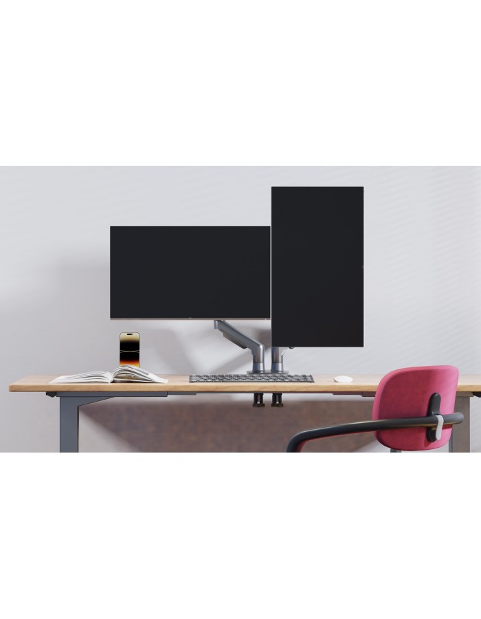 NBMounts F160 Dual Arm Gas Desk Monitor Mount (updated version) NBMounts F160 Dual Arm Gas Desk Monitor Mount (updated version)