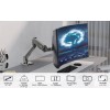 NBMounts G60 Single Arm Heavy Duty Desk Monitor Mount