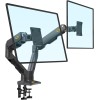 NBMounts G65 Dual Arm Heavy Duty Gas Desk Monitor Mount NBMounts G65 Dual Arm Heavy Duty Gas Desk Monitor Mount