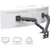 NBMounts G65 Dual Arm Heavy Duty Gas Desk Monitor Mount NBMounts G65 Dual Arm Heavy Duty Gas Desk Monitor Mount