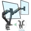 NBMounts G65 Dual Arm Heavy Duty Gas Desk Monitor Mount NBMounts G65 Dual Arm Heavy Duty Gas Desk Monitor Mount