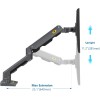NBMounts G65 Dual Arm Heavy Duty Gas Desk Monitor Mount NBMounts G65 Dual Arm Heavy Duty Gas Desk Monitor Mount