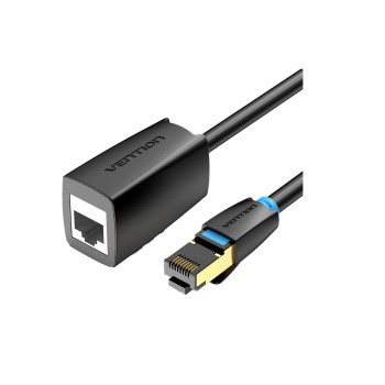 Vention NETWORK Cable CAT8 SFTP M-F Extension 10.0m Black IKHBL