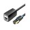 Vention NETWORK Cable CAT8 SFTP M-F Extension 10.0m Black IKHBL