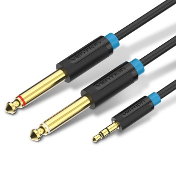 Vention AUDIO 3.5mm M to 2x6.3mm M Cable 3.0m BACBI