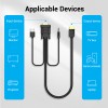Vention HDMI Cable to VGA+Audio & USB Power 2.0m ABIBH
