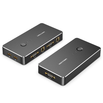 Vention KVM VGA Switch 2-Port 4K DBEB0