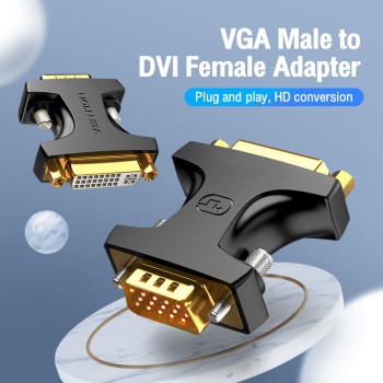 Vention VGA Adaptor Male to DVI Female 24+5 DDDB0 Vention VGA Adaptor Male to DVI Female 24+5 DDDB0