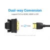 Vention HDMI Female to DVI 24+1 Male Adaptor (Dual Direction) ECDB0 Vention HDMI Female to DVI 24+1 Male Adaptor (Dual Direction) ECDB0