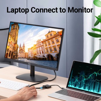 Vention USB-C to HDMI Adaptor 4K30HZ TDCBB Vention USB-C to HDMI Adaptor 4K30HZ TDCBB