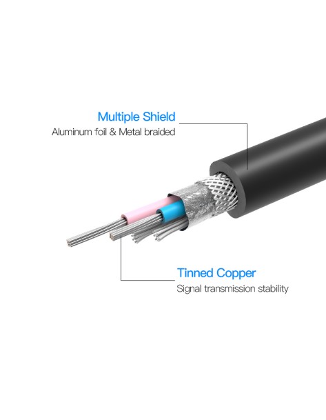 Vention AUDIO XLR M-F Cable 15.0m BBFBN Vention AUDIO XLR M-F Cable 15.0m BBFBN