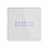 Sonoff T2EU3C-TX WiFi Smart Wall Touch Switch 3-Button White