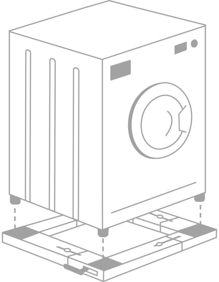 Superior Washing Machine Anti Vibration Base with Wheels Superior Washing Machine Anti Vibration Base with Wheels