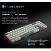 Thunderobot K78R White Gaming Mechanical Keyboard 78 Red Switch Keys