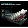 Thunderobot K78R White Gaming Mechanical Keyboard 78 Red Switch Keys