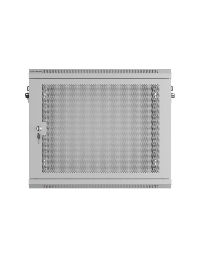 Lanberg Wall Rack 19'' with Perforated Door 4U 45cm Grey FLAT PACKED