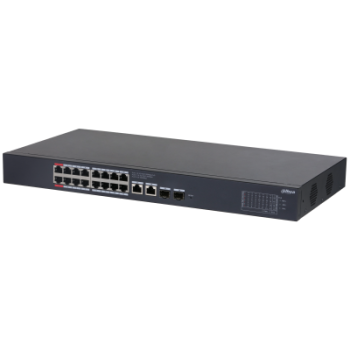 Dahua PoE Gigabit Switch 16ports 240W CLloud Managed CS4220-16GT-240