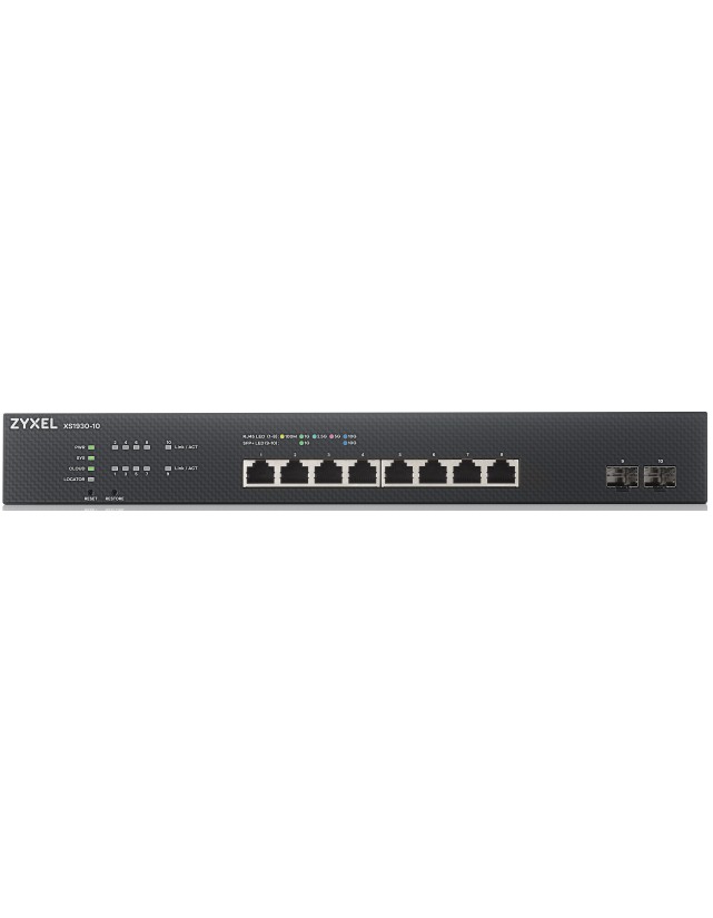 Zyxel Switch Multi-Gig 8-Port 10GbE + 10G+ SFP XS1930-10 Zyxel Switch Multi-Gig 8-Port 10GbE + 10G+ SFP XS1930-10