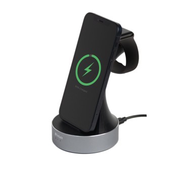 Verbatim Charger Desktop Wireless Qi MFI 2in1 Apple Devices WCS-01